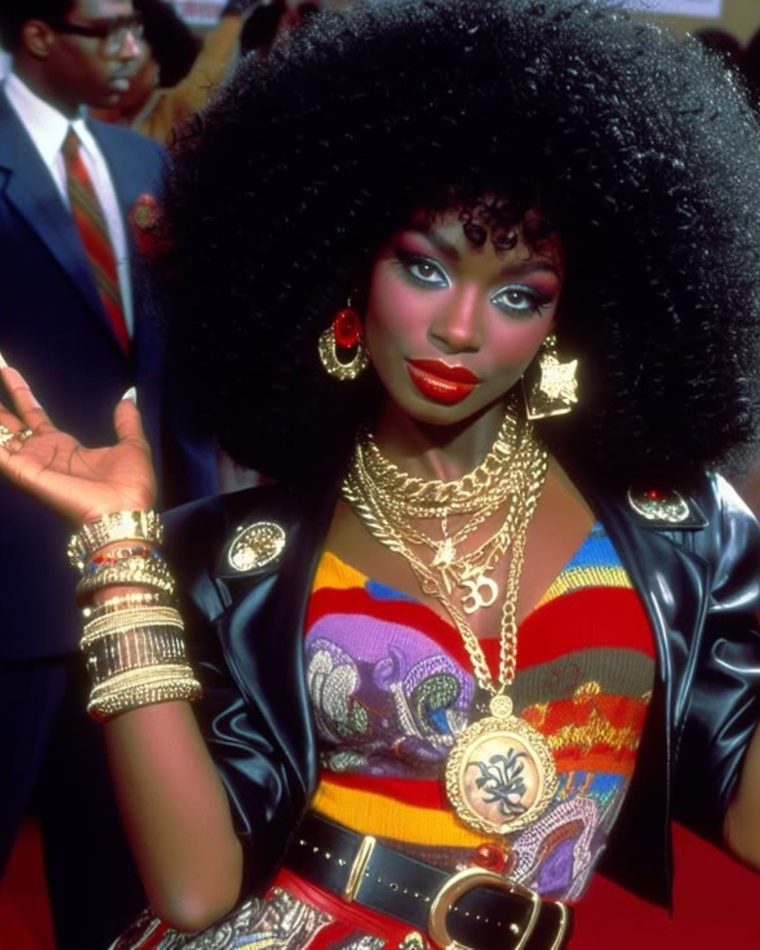 1980s glam reference
