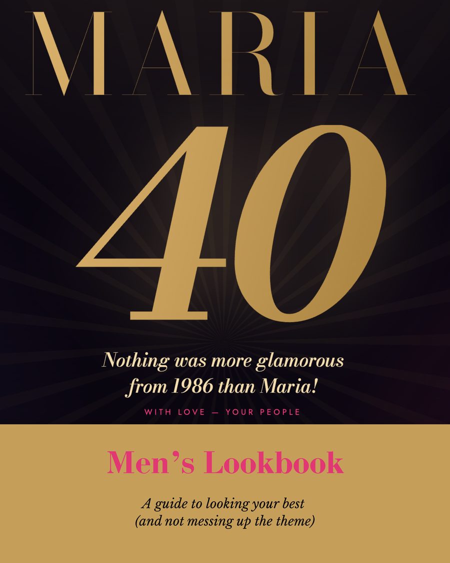 Men's Lookbook — Maria at Forty